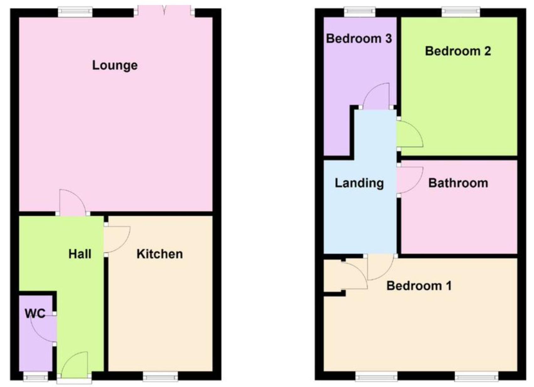Free Private Parking! Oakley House And Garden! Fully Equipped 4 Comfy Beds Villa Corby Eksteriør bilde